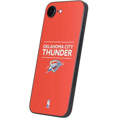 NBA Oklahoma City Thunder Standard - Orange iPhone 16e Skin
